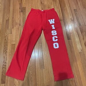 Soffe Red Cotton-Blend Garment